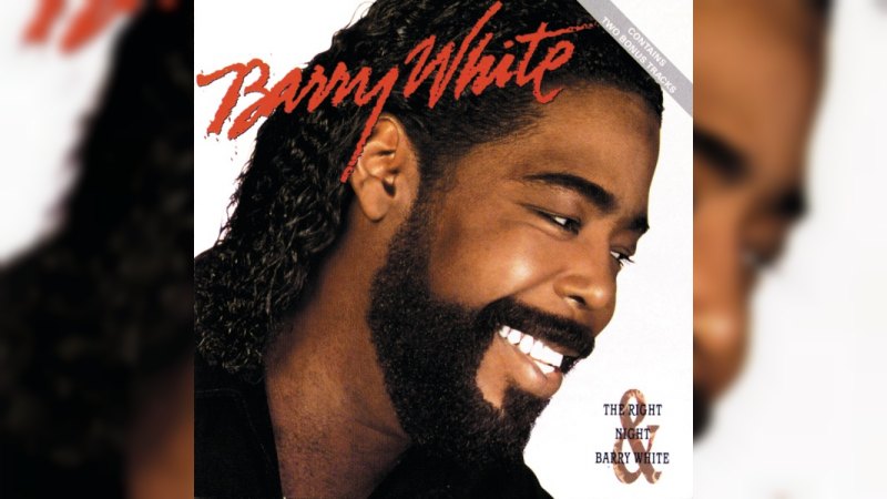 Обкладинка альбому The Right Night & Barry White