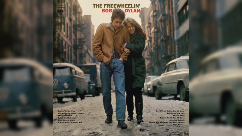 Обкладинка альбому The Freewheelin' Bob Dylan