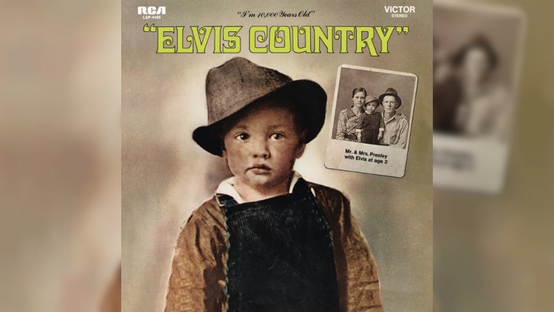 Обкладинка альбому Elvis Country (I'm 10,000 Years Old)