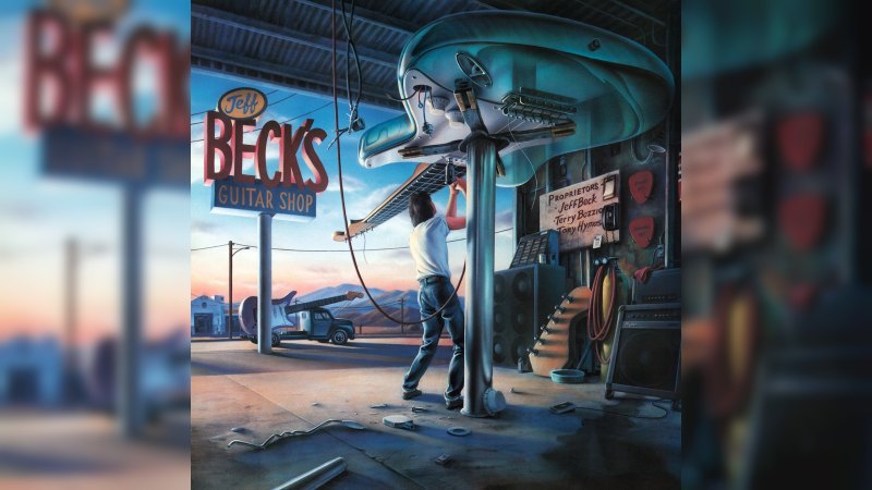 Обкладинка альбому Jeff Beck's Guitar Shop