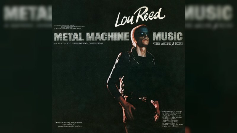 Обложка альбома Metal Machine Music