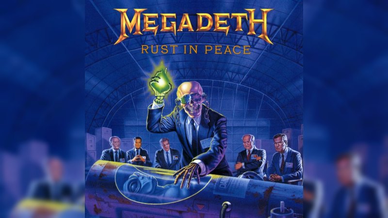 Обкладинка альбому Rust in Peace