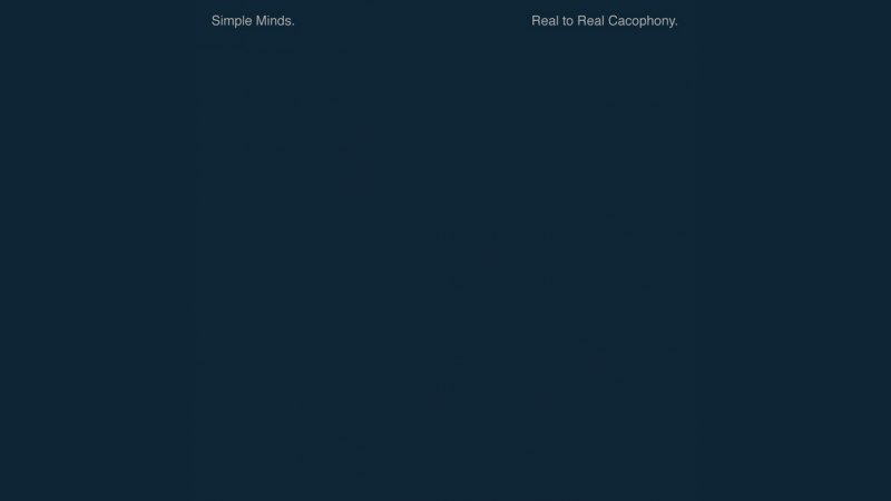 Обкладинка альбому Real to Real Cacophony