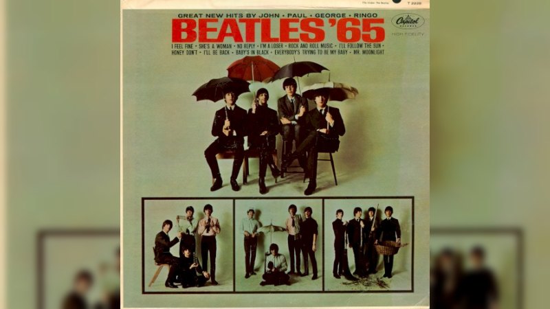 Обложка альбома Beatles '65
